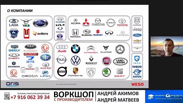 Воркшоп WESO & ORIS: детали WESO #академиягрупавто #WESO