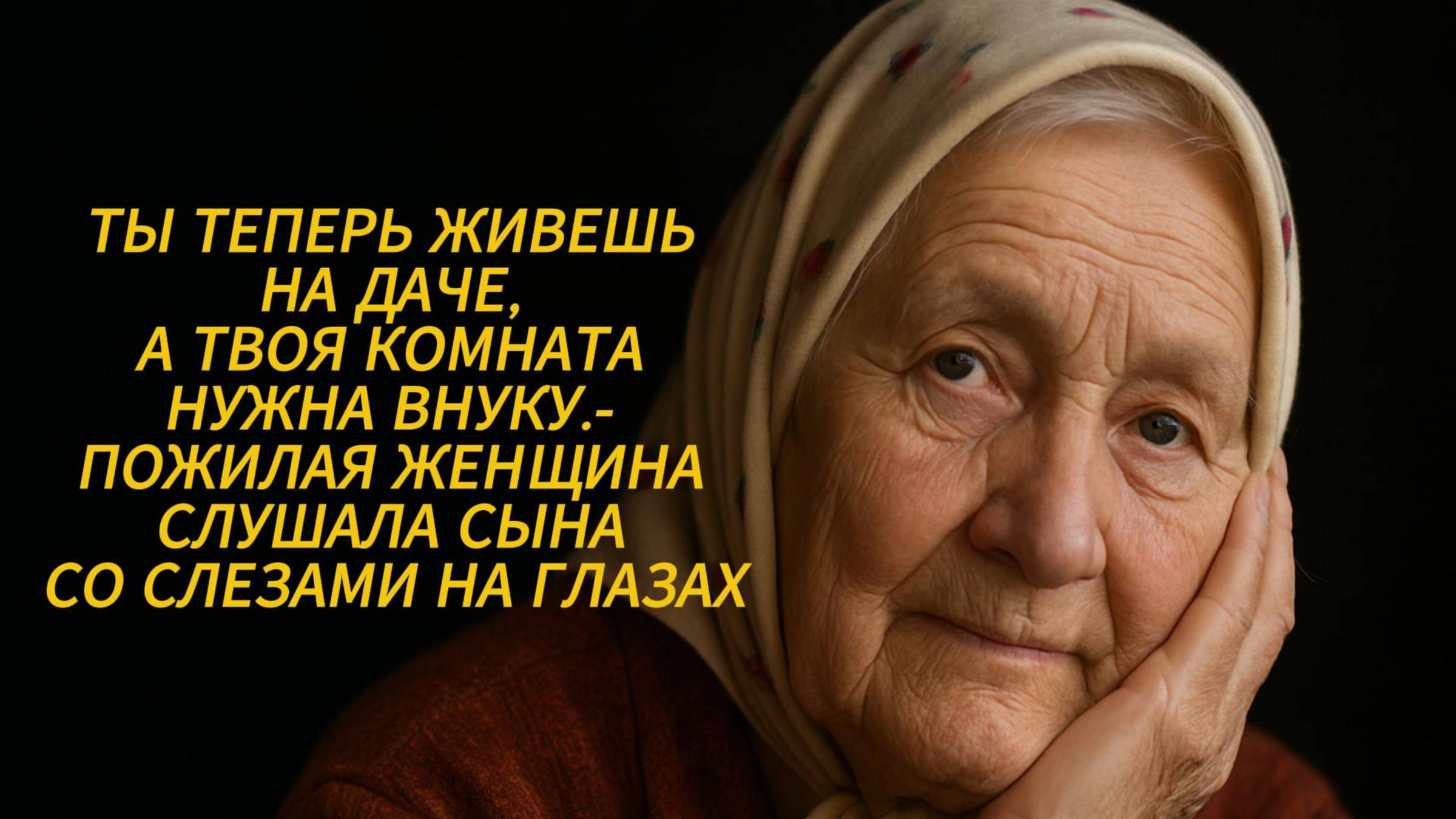 ИСТОРИИ ИЗ ЖИЗНИ: ТЫ ТЕПЕРЬ ЖИВЕШЬ НА ДАЧЕ, А ТВОЯ КОМНАТА НУЖНА ВНУКУ...