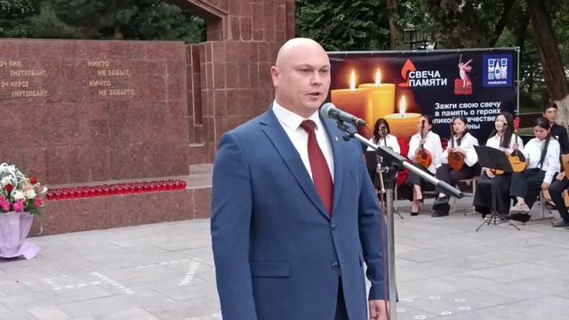 В южной столице Кыргызстана прошла международная акция «Свеча памяти»