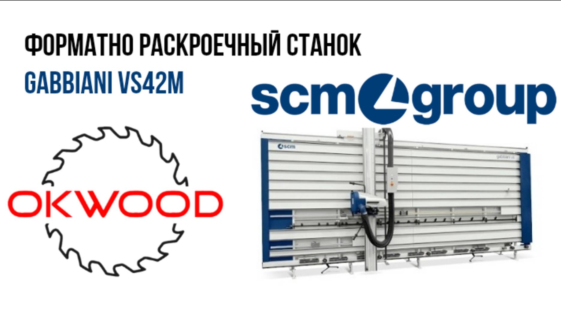 Вертикальный форматно раскроечный станок SCM  Gabbiani VS 42M