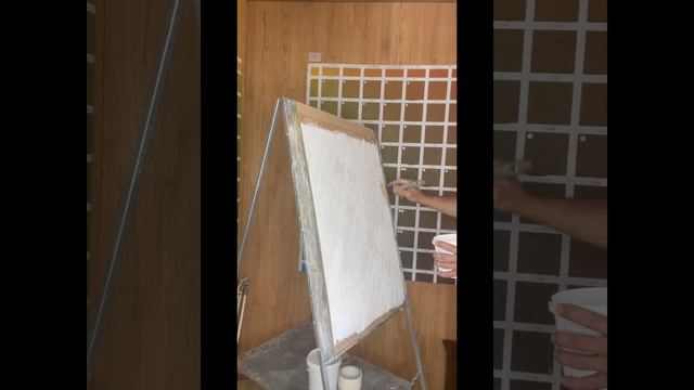 Нанесение декоративной штукатурки Мазанка