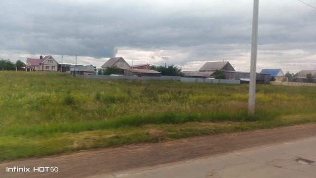 поработали, покосили траву отдохнули едем с Подгорного в Ижевск