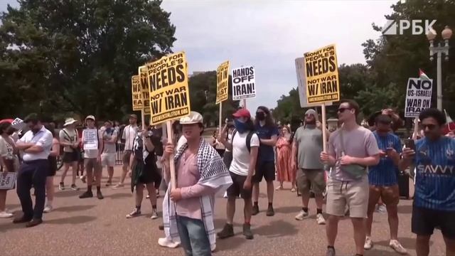 Протесты против войны с Ираном прошли в Нью-Йорке, Бостоне, Чикаго, Вашингтоне и Лос-Анджелесе