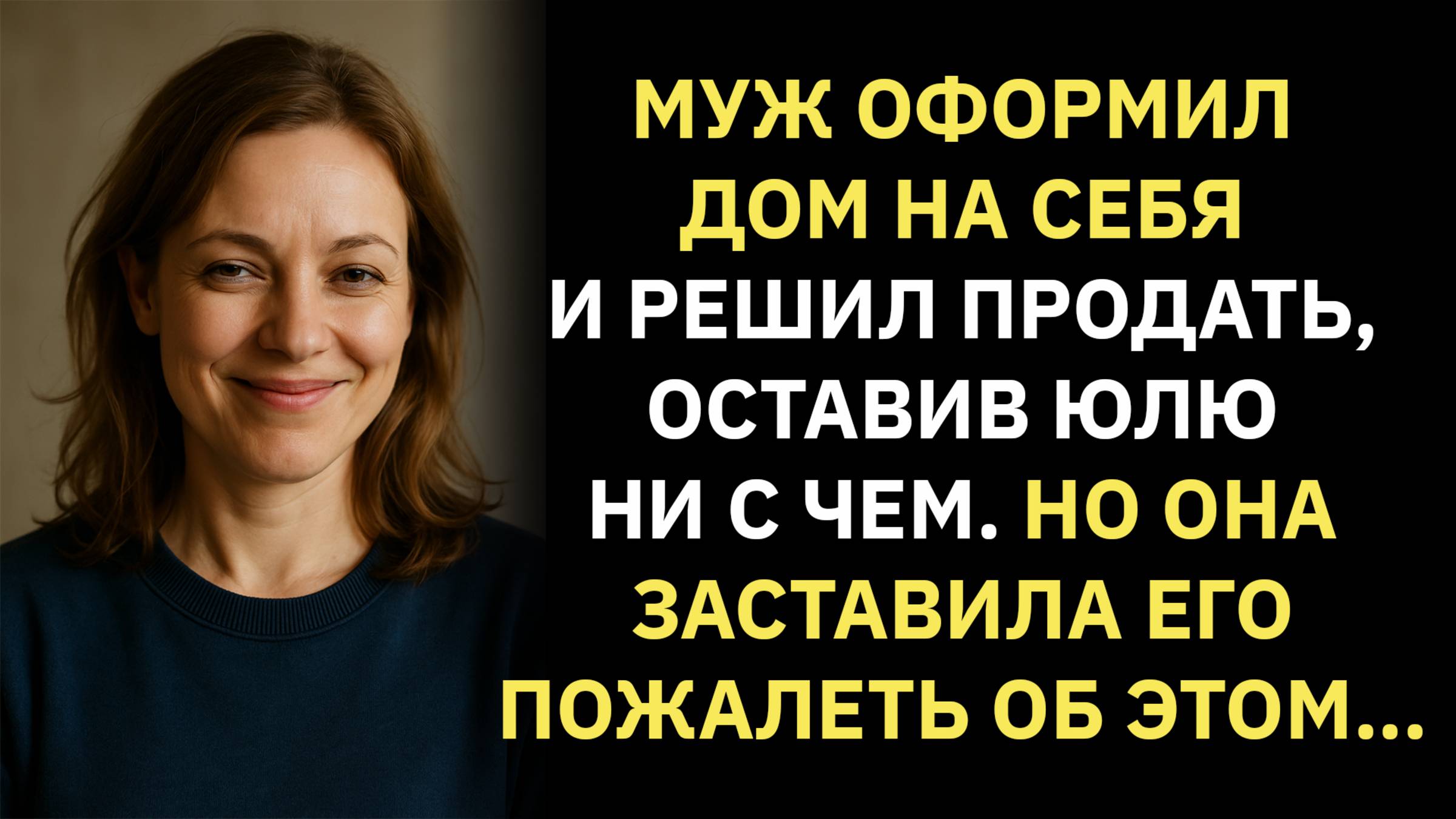 Жизненные истории. Муж решил оставить Юлю ни с чем. Но подалел об этом... Слушать аудиорассказ