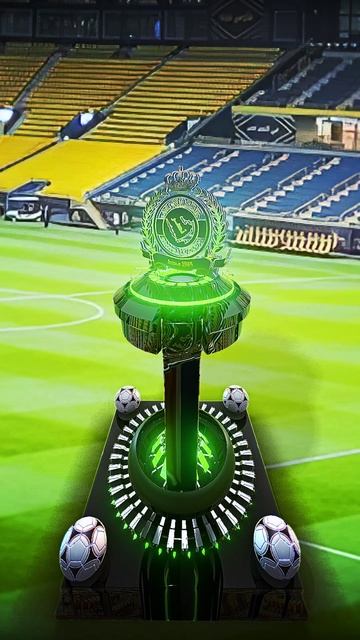 Al-Nassr: логотип в 3D CGI