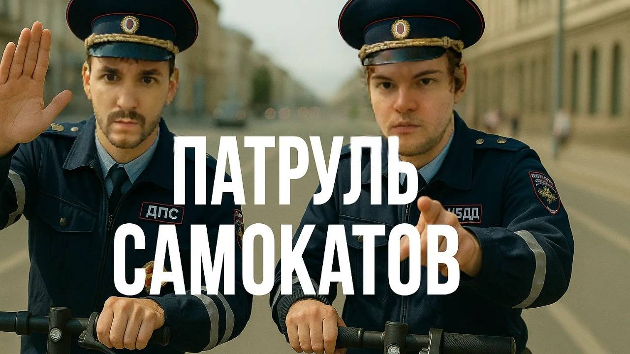 ПОЙМАЛИ НАРУИШТЕЛЕЙ НА САМОКАТАХ И ВЫПИСАЛИ ШТРАФ