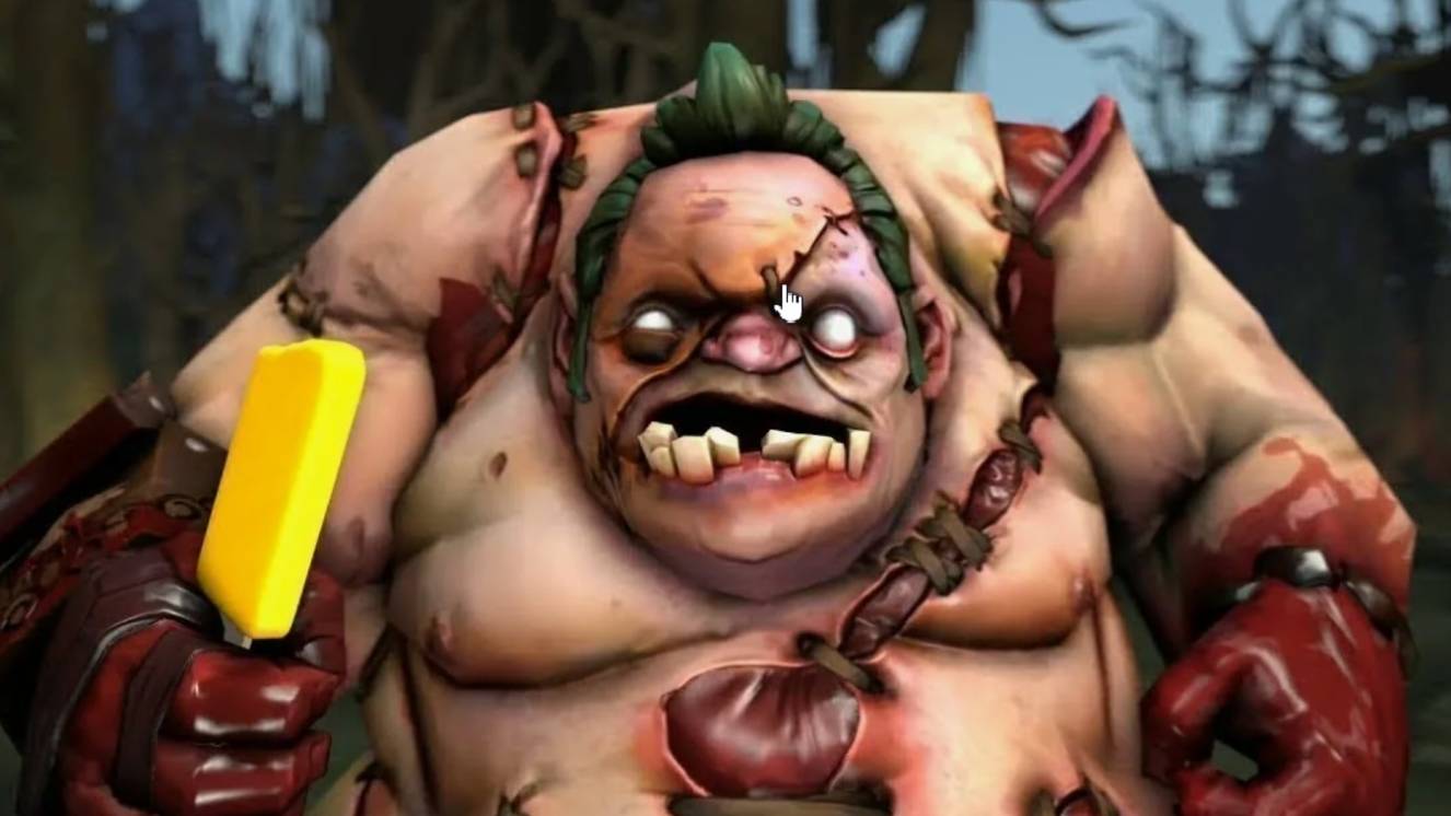 Dota 2. Пару хуков от Пуджа....