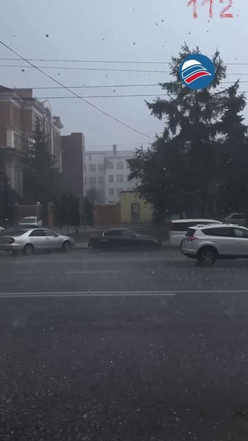 Град, ливень, пыль: Красноярск оказался в эпицентре природного хаоса