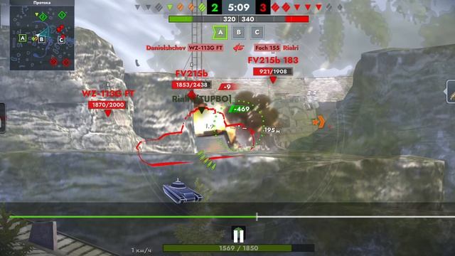 Tanks Blitz. KPABOTRON. Progetto 65. Повезло, что в башню не словил. Руки в середине боя тряслись.
