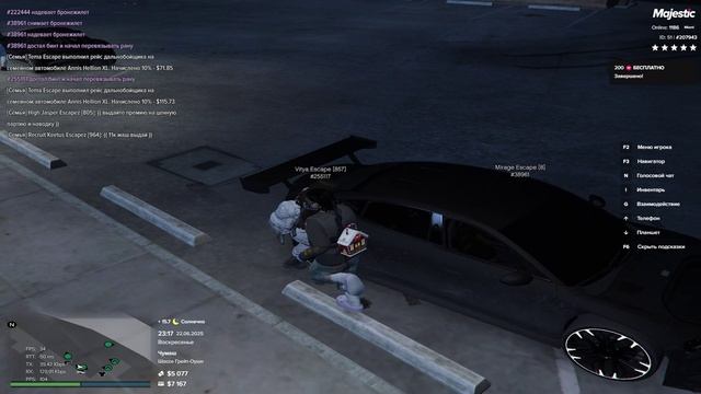 Majestic RP 2025-06-22 23-06-04 - Ограба бизака