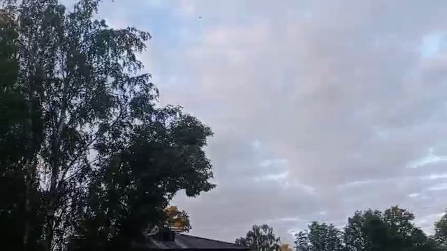 Вечером в поселке