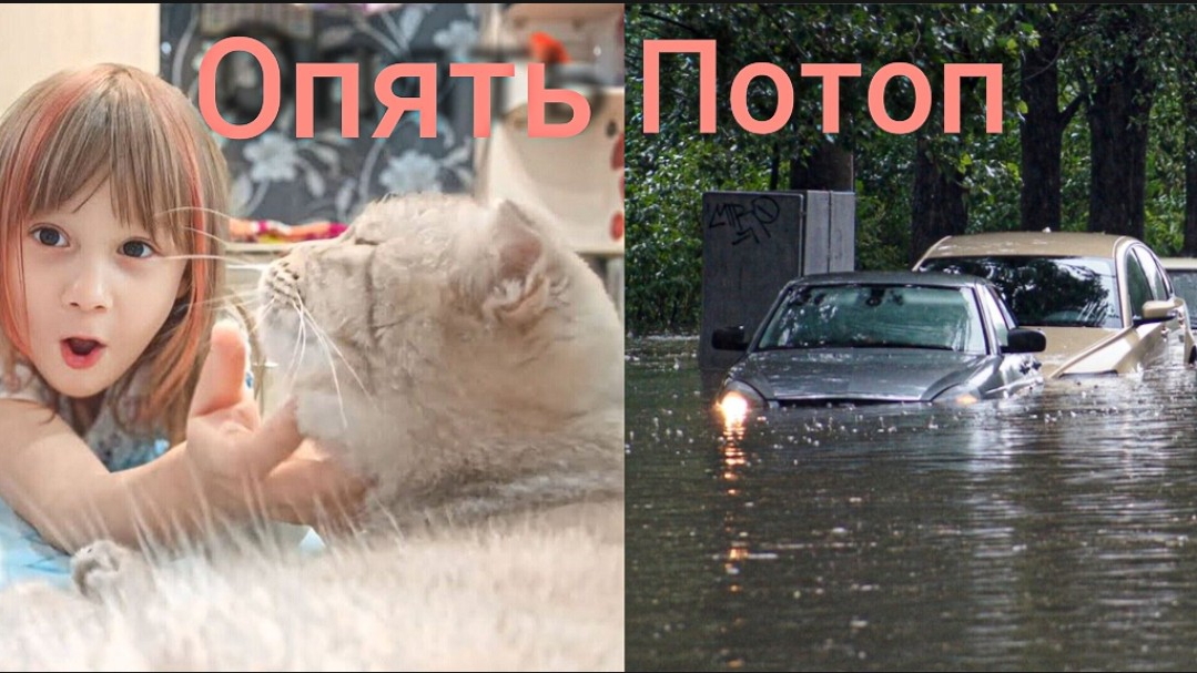 Очередной потоп Вода быстро приходит И Уходит тоже быстро VLOG