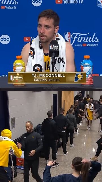 TJ McConnell talks about Tyrese Haliburton’s leadership after Game 7
