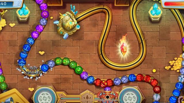 Atlantisor (аналог Zuma) уровень 18-5 Treasure Land 1 • Обзор CrazyTwin