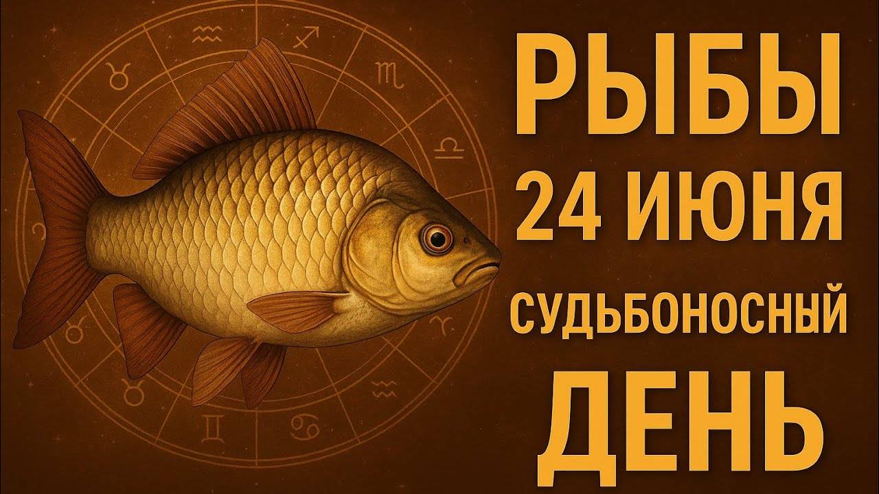 Рыбы. 24 июня. Всё чувствуется по-другому. День, когда интуиция станет судьбой. Гороскоп на сегодня