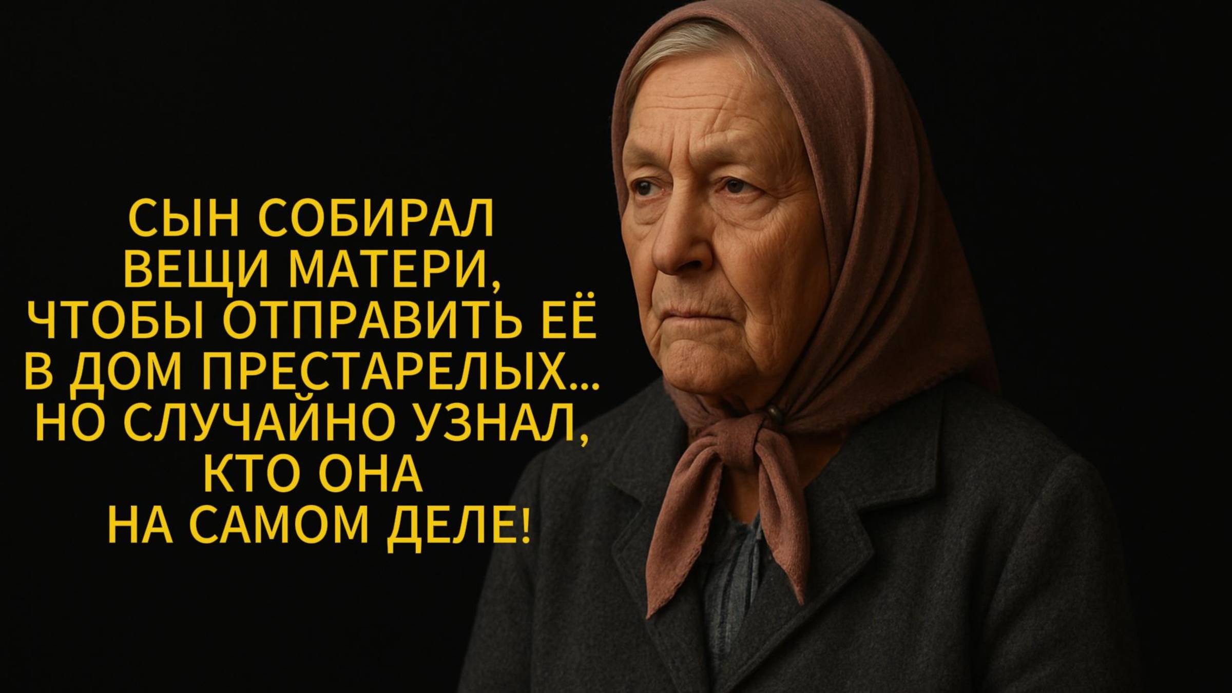 ИСТОРИИ ИЗ ЖИЗНИ: СЫН СОБИРАЛ ВЕЩИ МАТЕРИ, ЧТОБЫ ОТПРАВИТЬ ЕЁ В ДОМ ПРЕСТАРЕЛЫХ… НО СЛУЧАЙНО УЗНАЛ