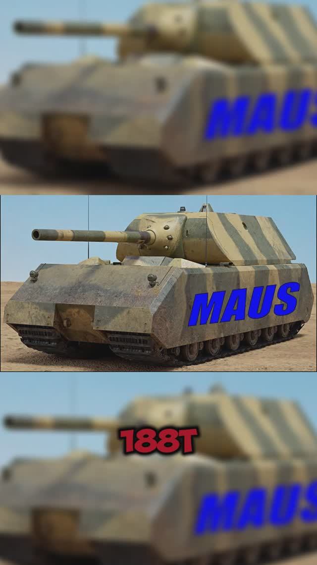Самый тяжелый танк Второй мировой — «Мышь» (Maus)