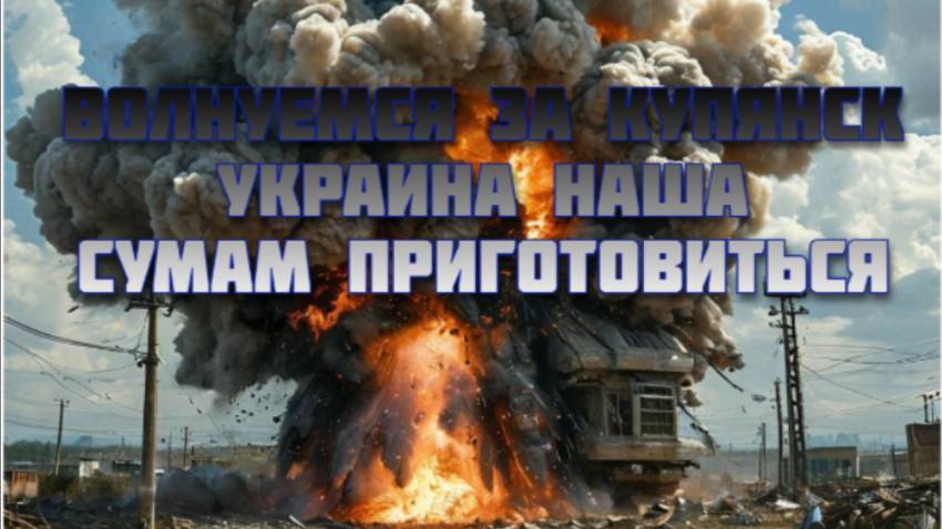 Новости СВО Сегодня-волнуемся за Купянск. Украина НАША. Сумам приготовиться