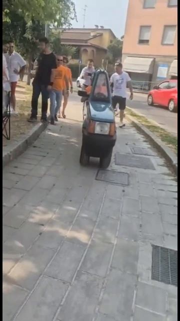 Самый узкий авто в мире на базе Fiat Panda.