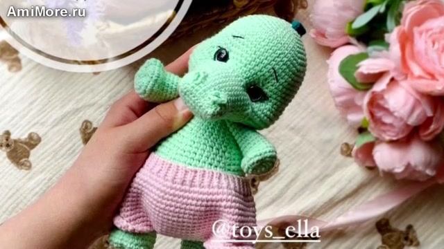Амигуруми: схема Крокодильчик | Игрушки вязаные крючком