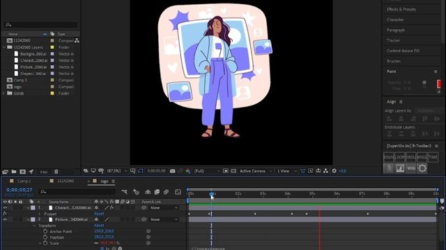 AFter effects портфолио