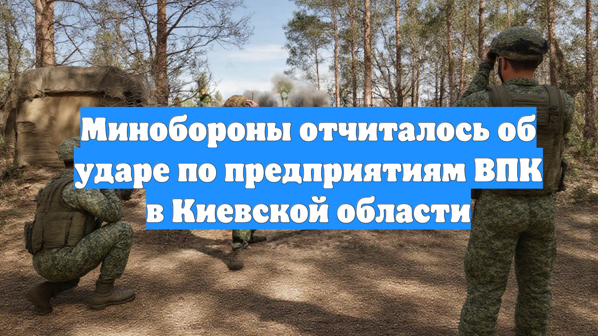 Минобороны отчиталось об ударе по предприятиям ВПК в Киевской области