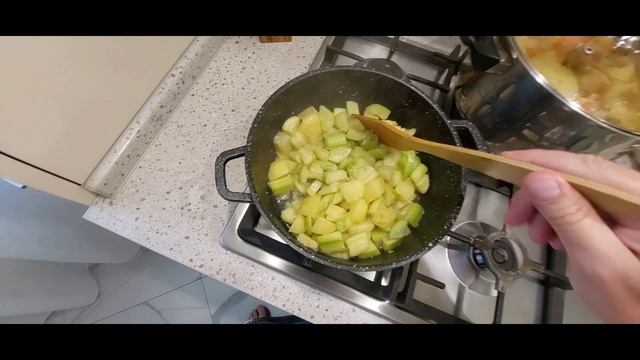 Кабачки с картошкой