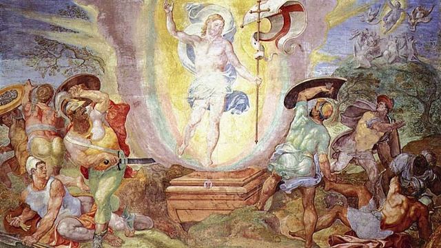 Христос Воскресе2 - Спектакль "Спаситель мира" (Музыка: Николя Челоро, "Счастливый рассвет")