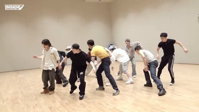 INSIDE SEVENTEEN THUNDER 안무 연습 비하인드 THUNDER Dance Practice Sketch