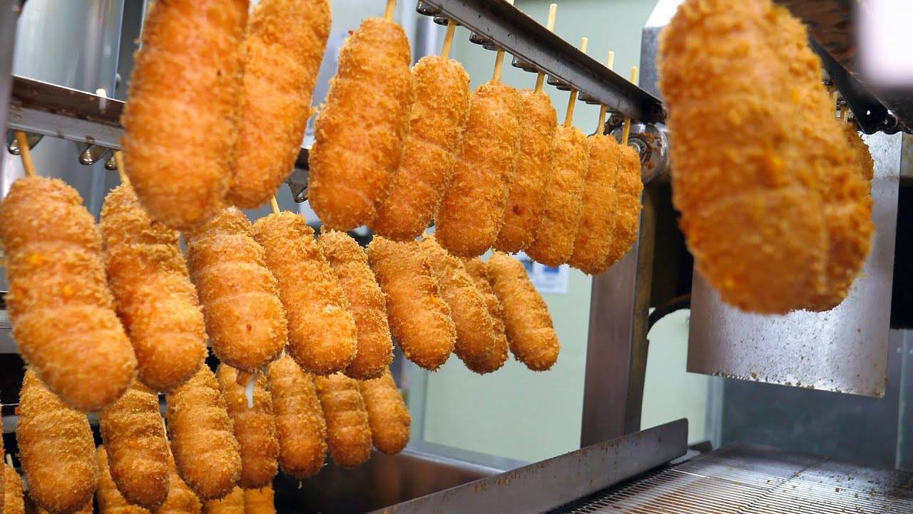 ТОП-6  Корейские хот-доги  Корейская уличная еда