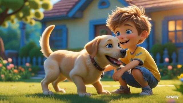 🎵🐶 «Гав-Гав, Весёлый День!» — Детская Песня про Щенка
