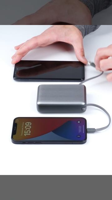 Внешний аккумулятор NRG Turbo Cable 20000 мА-ч, 22,5Вт от Deppa, 33700