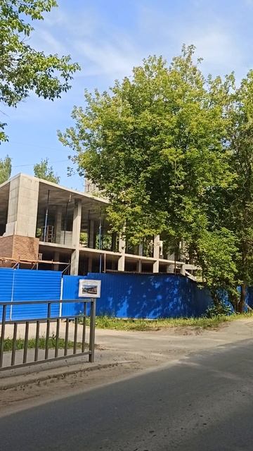 Строительство нового кафе на Бору // Город Бор Нижегородская обл. // Июнь 2025