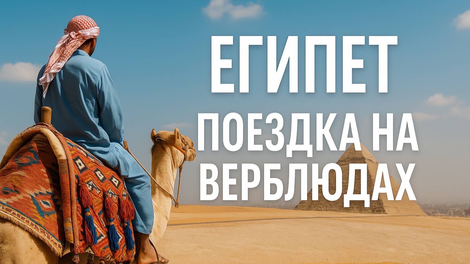 Египет| Поездка на верблюдах