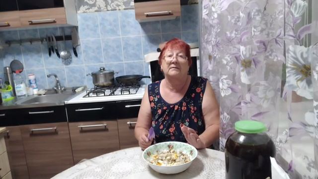 Салатик из путассу по рецепту моих подписчиков