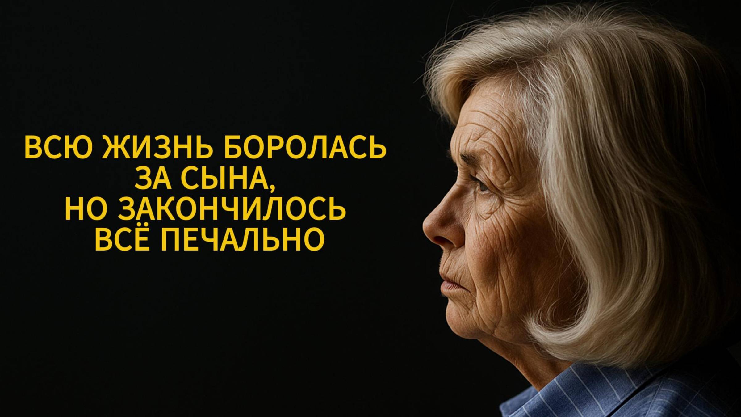 ИСТОРИИ ИЗ ЖИЗНИ: ВСЮ ЖИЗНЬ БОРОЛАСЬ ЗА СЫНА, НО ЗАКОНЧИЛОСЬ ВСЁ ПЕЧАЛЬНО
