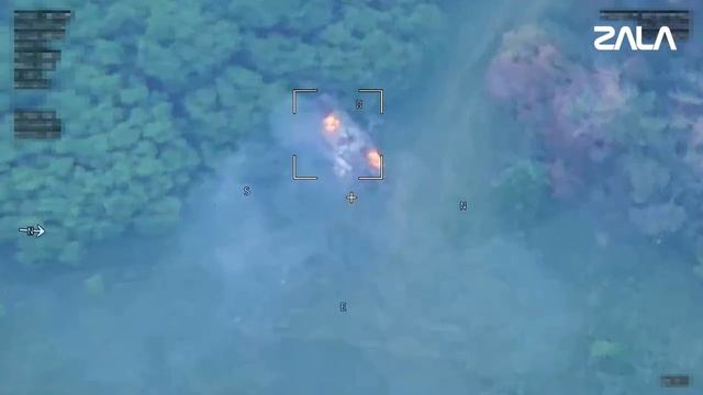 Танк Abrams ВСУ сгорел после удара «Ланцетом» в Сумской области.

Еще один американский танк Abrams