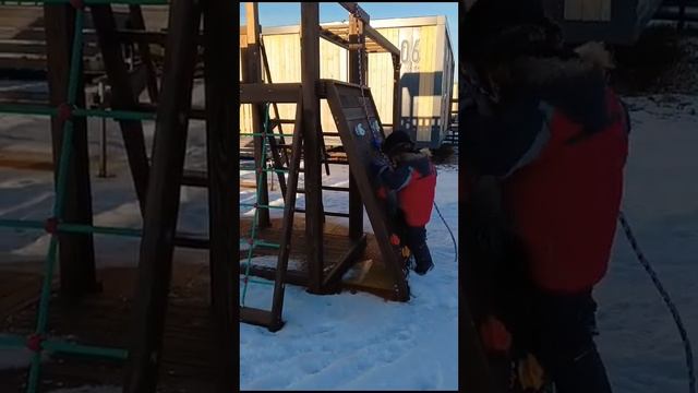 Тестирование детской площадки на турцентре от независимого блогера Леонида