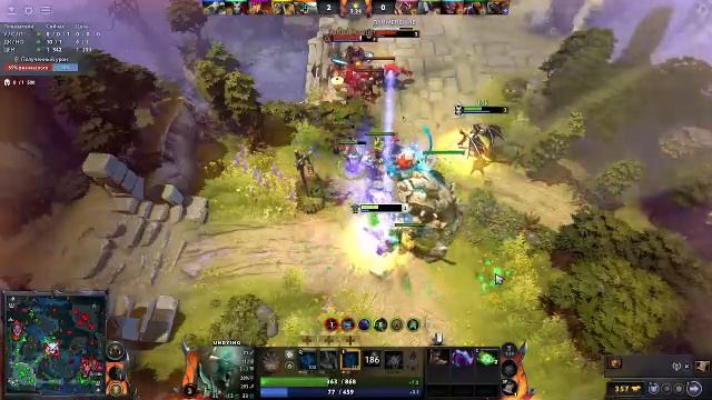 Нарезка хайлайтов на Фуре и Зевсе Дота 2 | Dota 2