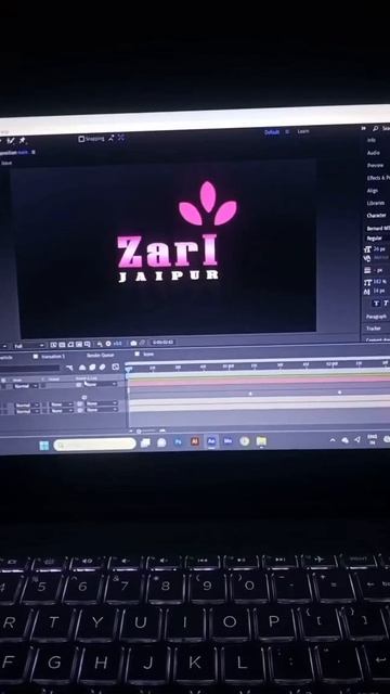 After effects лого анимация