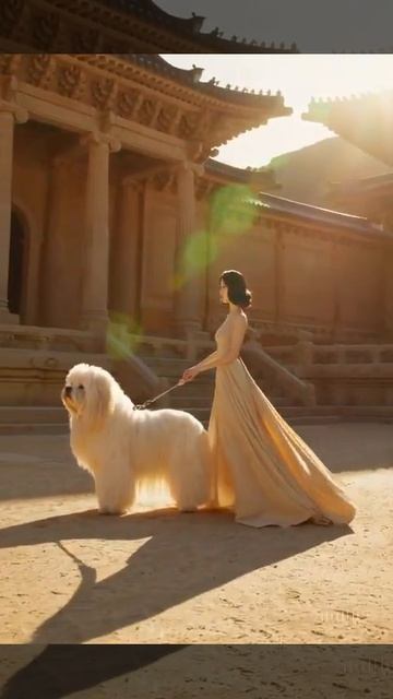 Лилия Любимова — Вдох / Выдох 2025 | Девушка с собакой у храма / Woman and Dog at the Temple