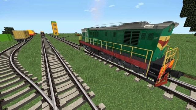 Майнкрафт.Minecraft.Прохождение.Выживание.Моды.Смотреть.Железная дорога-358