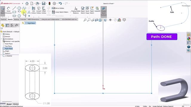 6.4 -Swept boss and cut