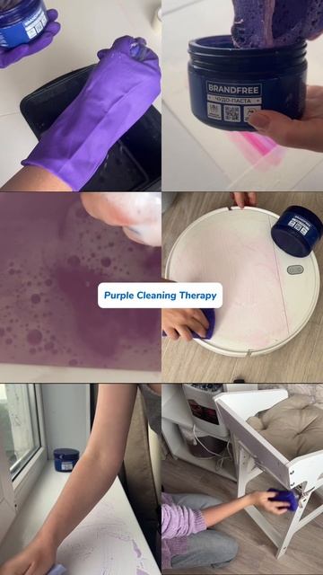 Purple cleaning therapy