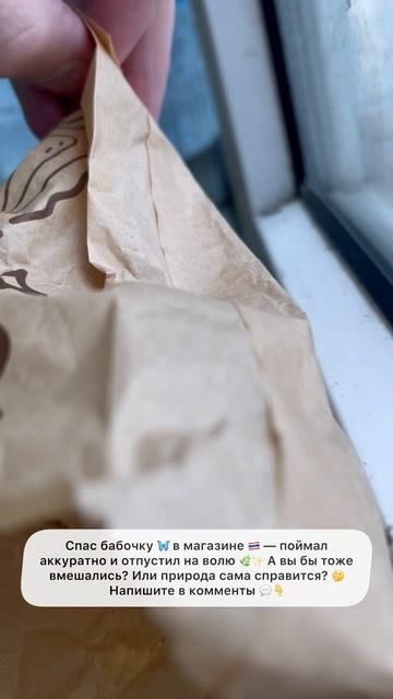 А вы бы тоже отпустили? 💬 🦋