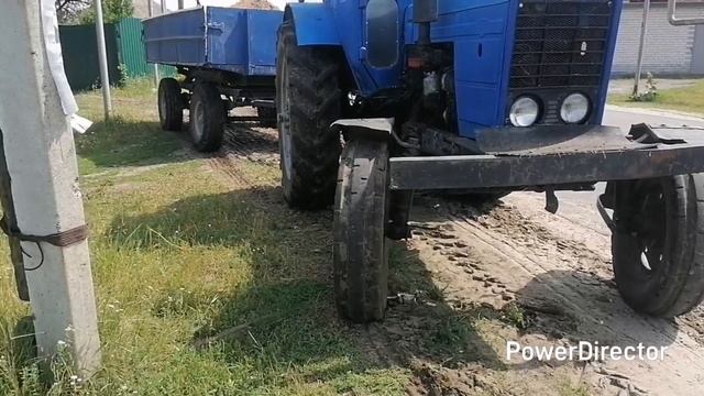 Строим дом брату. Без трактора не как