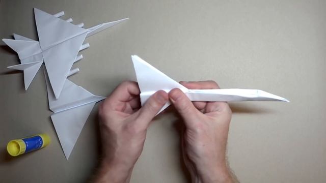 Как сделать своими руками самолет ИСТРЕБИТЕЛЬ с ракетами из бумаги А4
