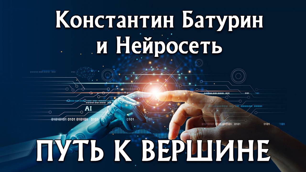 ПУТЬ К ВЕРШИНЕ - Константин Батурин и Нейросеть