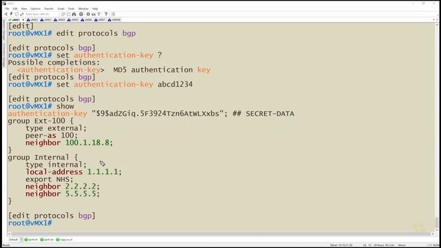08. BGP Authentication