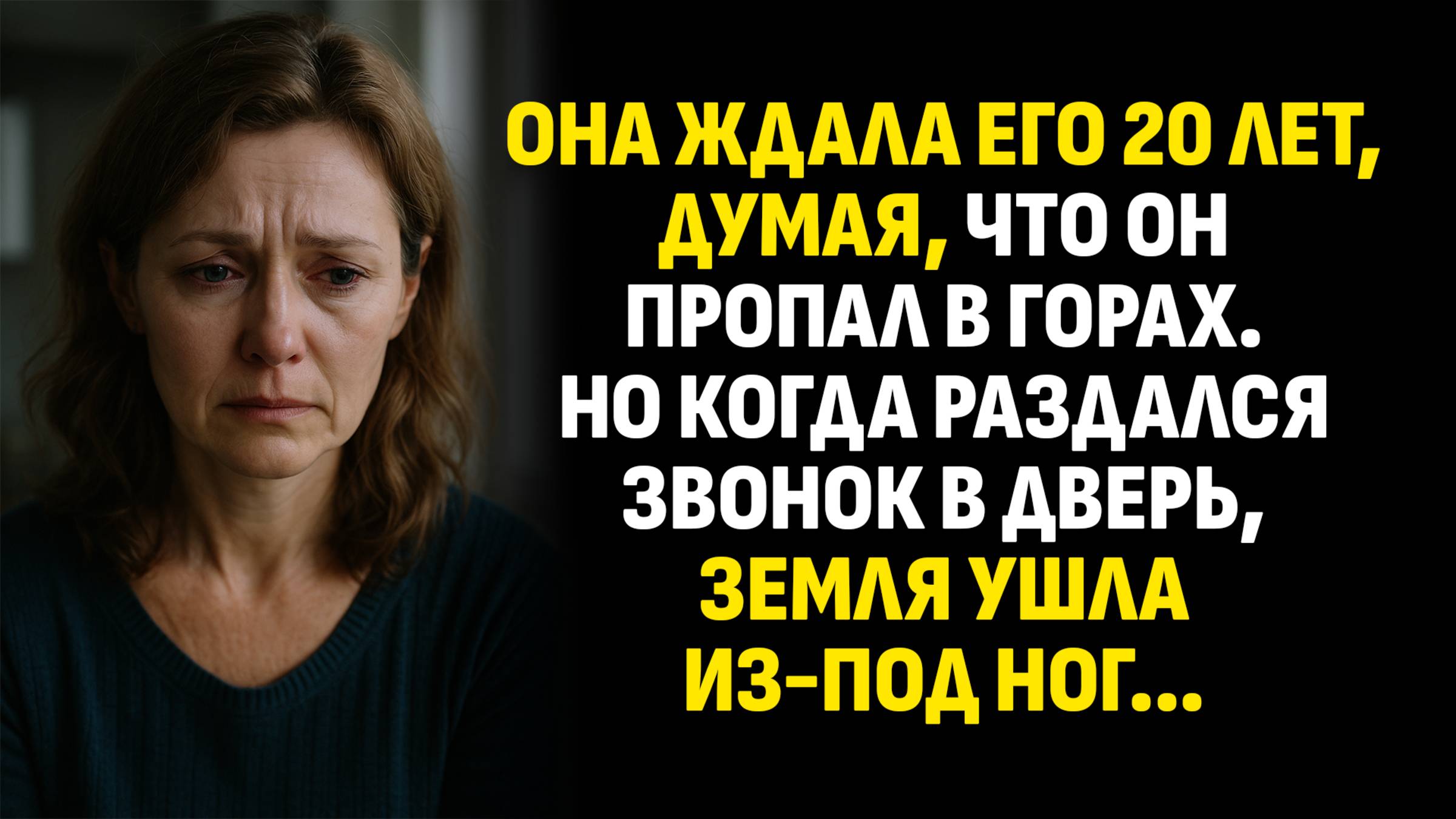 Истории из жизни. Она ждала его 20 лет, думая, что он пропал в горах. Но... Слушать аудиорассказ